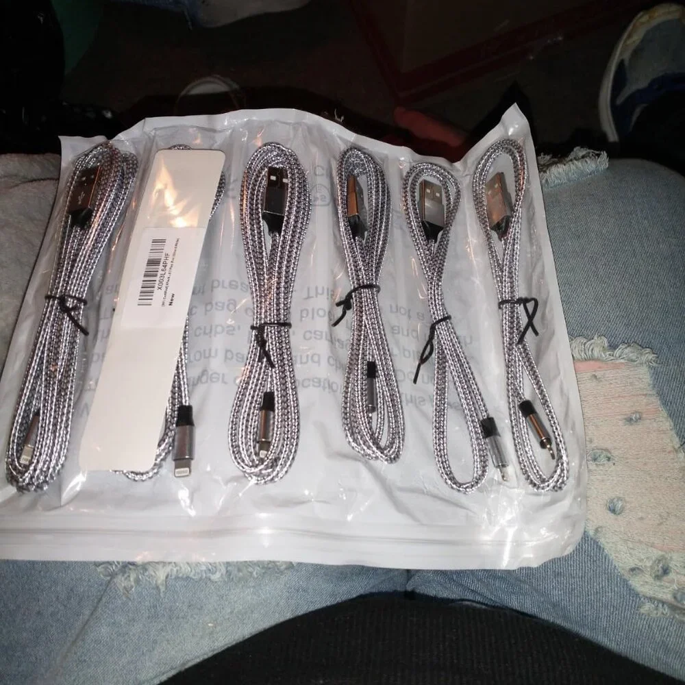 iPhone Charger Cables 6-Pack 3ft, 6ft, 10ft